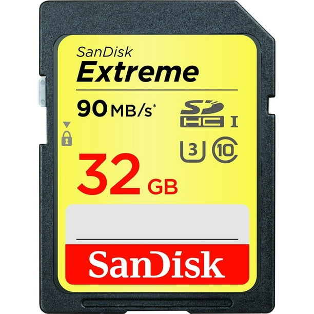 4K U3 90MB/s V 30 clase 10-UK SanDisk Extreme 32GB SDHC Tarjeta de memoria SD